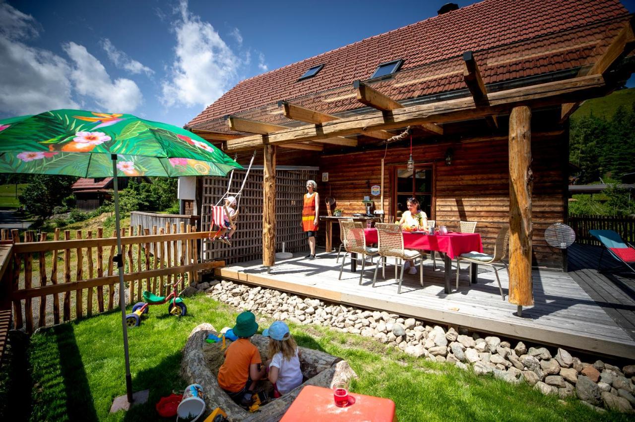 Naturpark Huette Mandl, Biobauernhof & Huettenurlaub 圣兰布雷希特 外观 照片